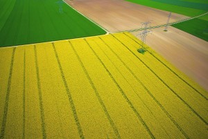 photo aérienne, agriculture, Troyes