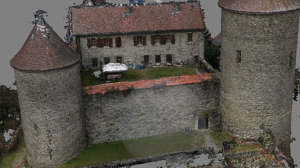 Chateau Bonneville-3D-Technivue-Vue-aérienne-drone